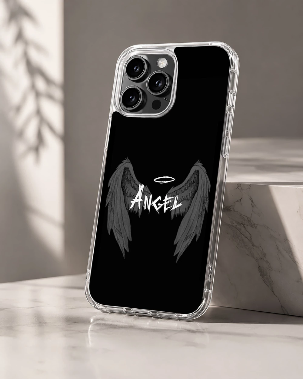Angel phone cover for iPhone 16 Pro with bold design